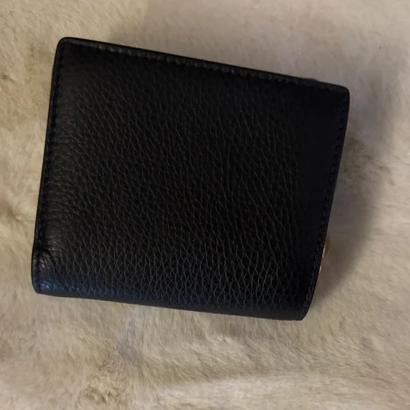Coach Black Leather Snap Wallet - Picture 3 of 4